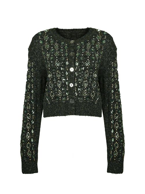 Cardigan Go Now con ricamo gioiello PINKO | 105952 A2YCIG1